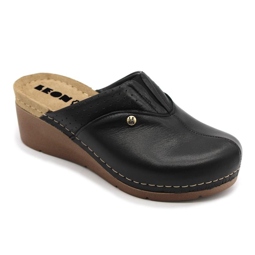1002 Leon Comfort Saboti piele naturala - dama