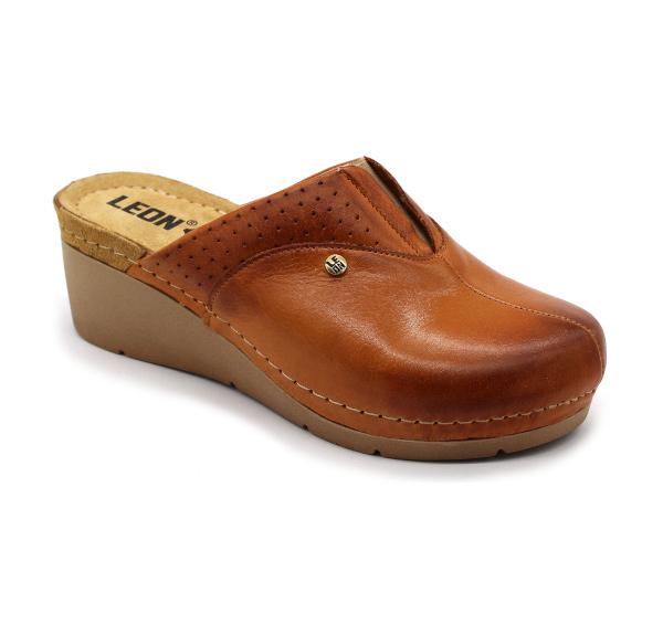 1002 Leon Comfort Saboti piele naturala - dama