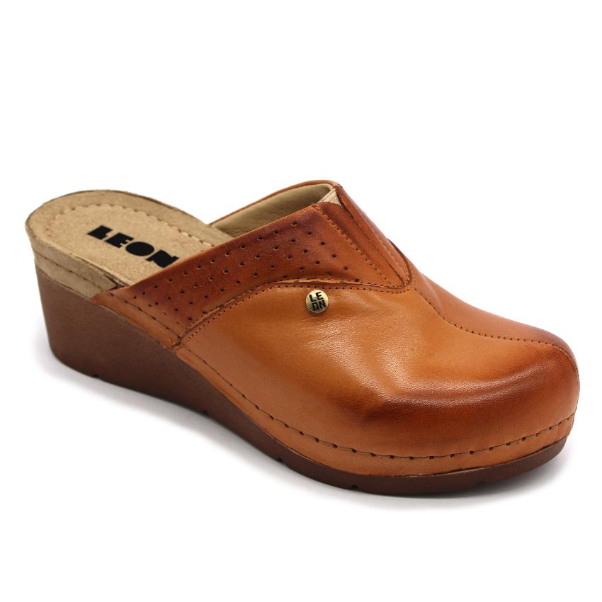 1002 Leon Comfort Saboti piele naturala - dama
