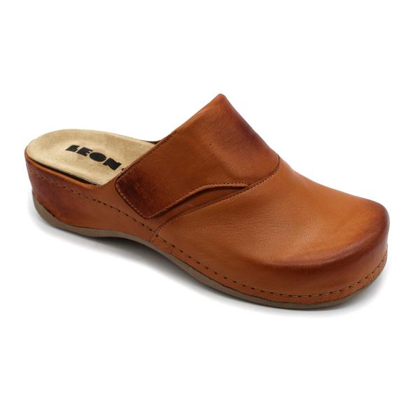 2019 Leon Comfort Saboti piele naturala - dama - cu taloneta detasabila