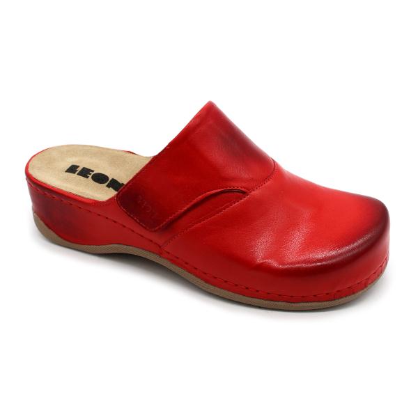 2019 Leon Comfort Saboti piele naturala - dama - cu taloneta detasabila