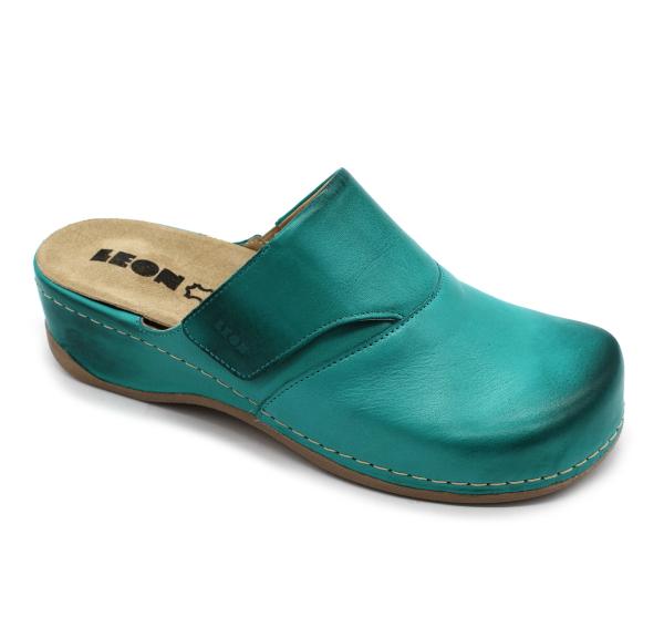 2019 Leon Comfort Saboti piele naturala - dama - cu taloneta detasabila