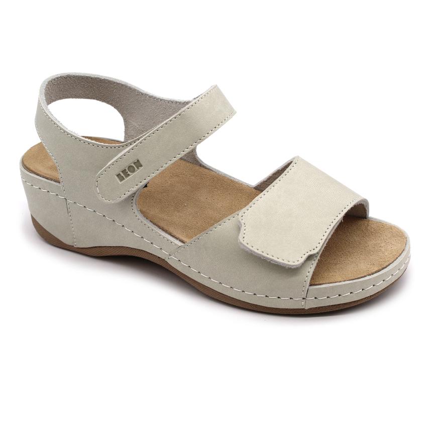 2024 Leon Comfort Sandale piele naturala - dama - cu taloneta detasabila