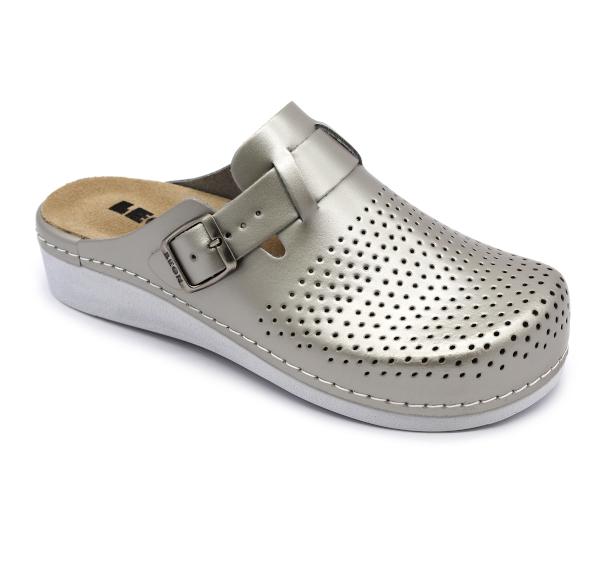5001 Leon Comfort Saboti piele naturala - dama - cu taloneta detasabila