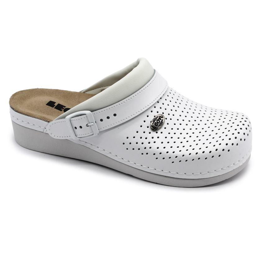 5002 Leon Comfort Saboti piele naturala - dama - cu taloneta detasabila