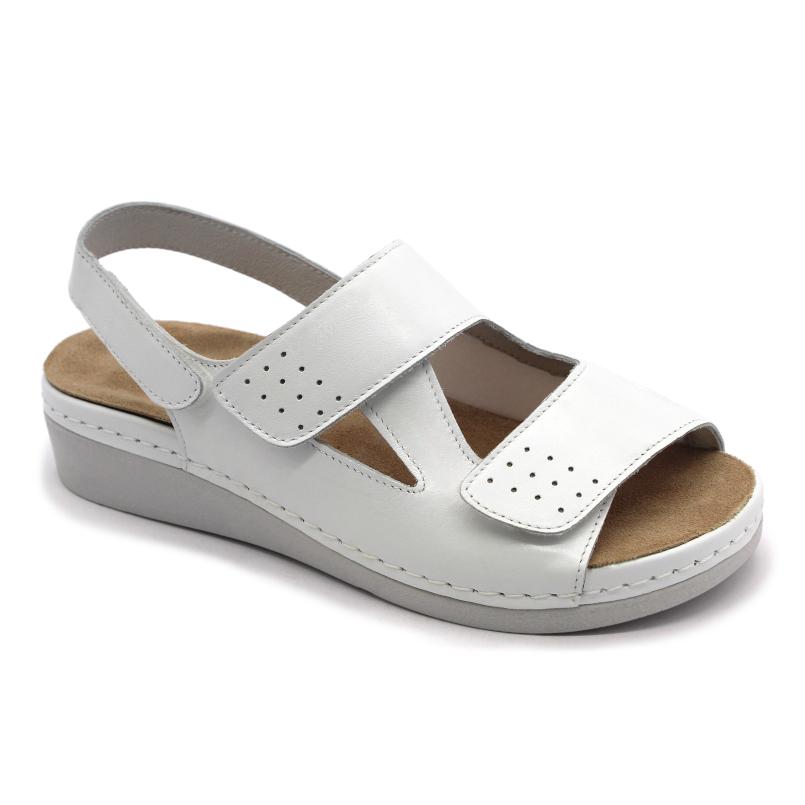 5020 Leon Comfort Sandale piele naturala - dama - cu taloneta detasabila