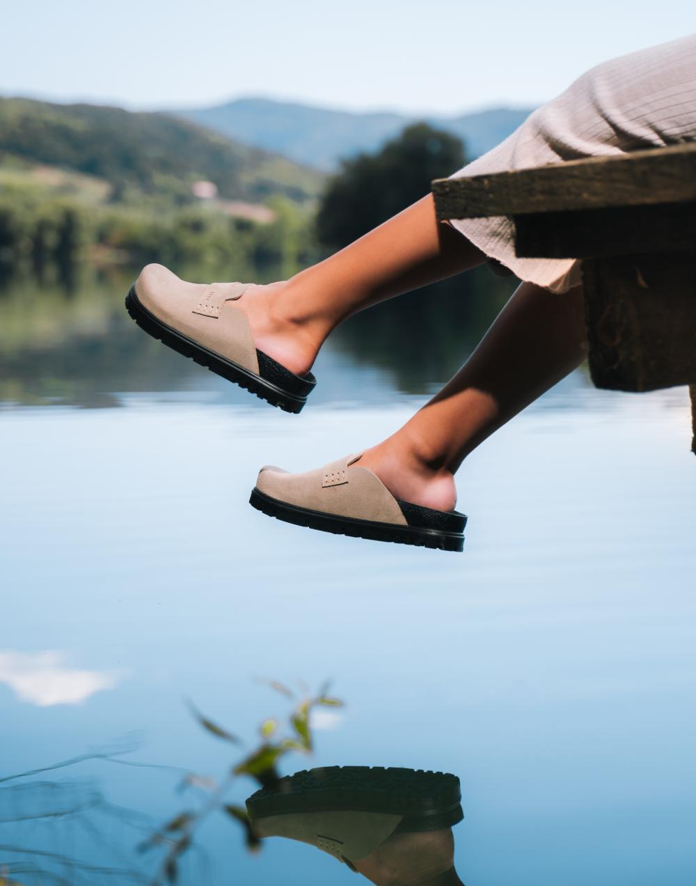 6001 Leon Comfort Saboti piele naturala - dama