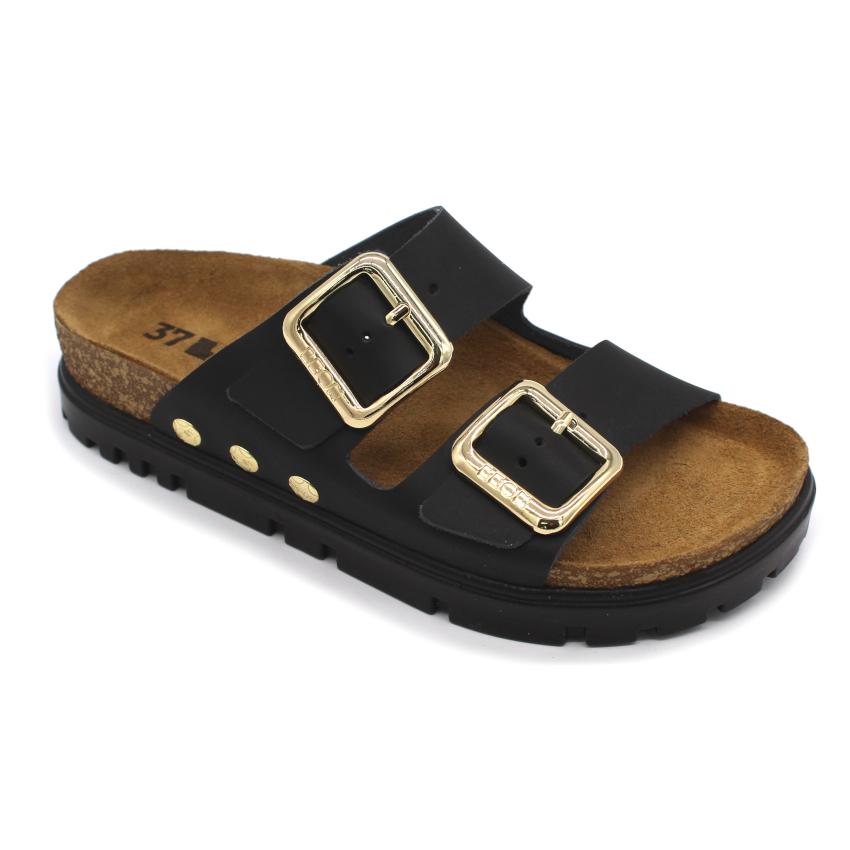 6010 Leon Comfort papuci piele naturala - dama