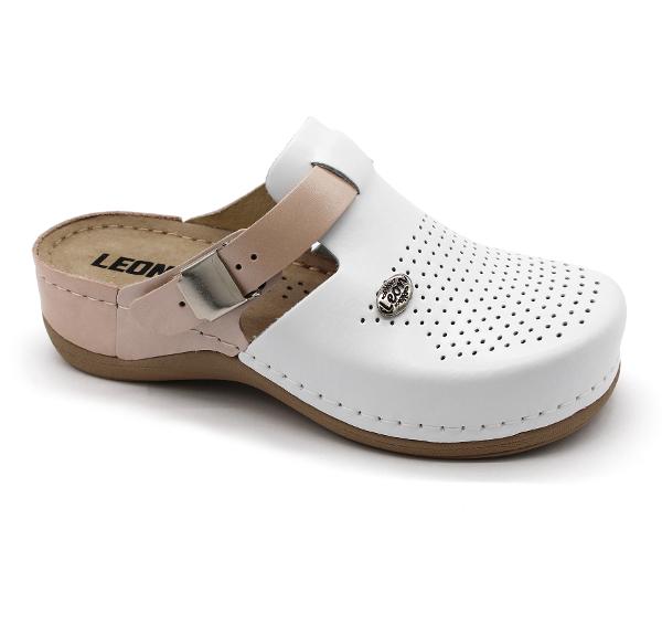901 Leon Comfort Saboti piele naturala - dama 