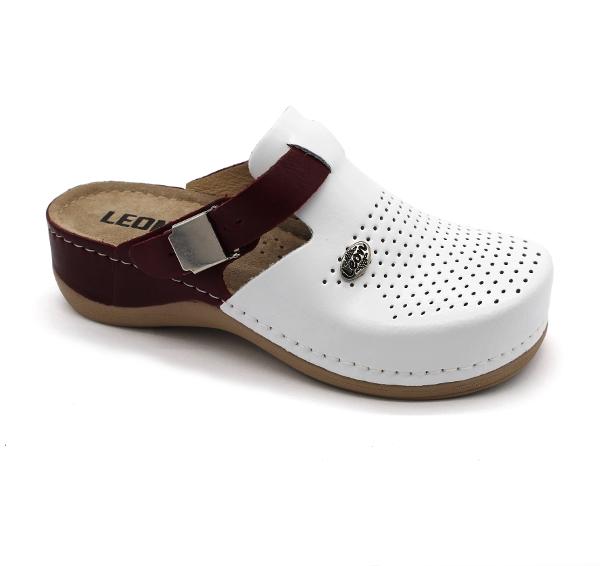901 Leon Comfort Saboti piele naturala - dama 