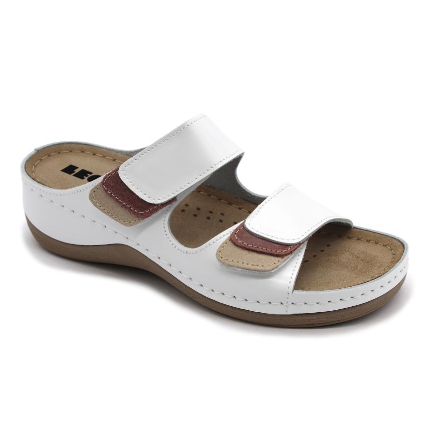 904 Leon Comfort papuci piele naturala - dama