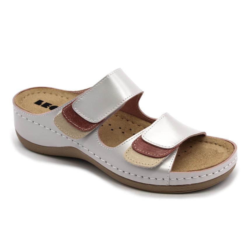 904 Leon Comfort papuci piele naturala - dama