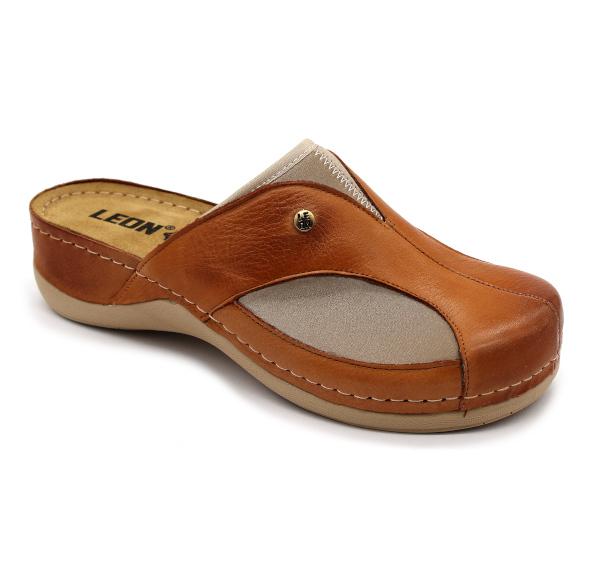 912 Leon Comfort Saboti piele naturala - dama