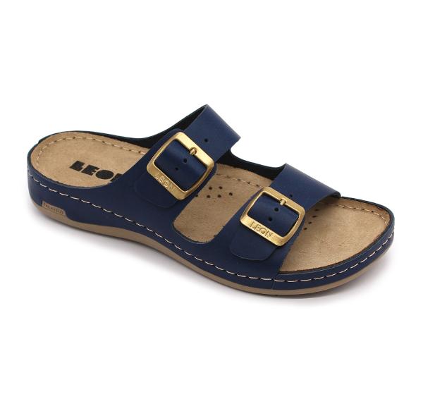 955 Leon Comfort papuci piele naturala - dama
