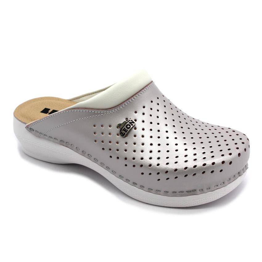PU100 Leon Comfort Saboti piele naturala - dama