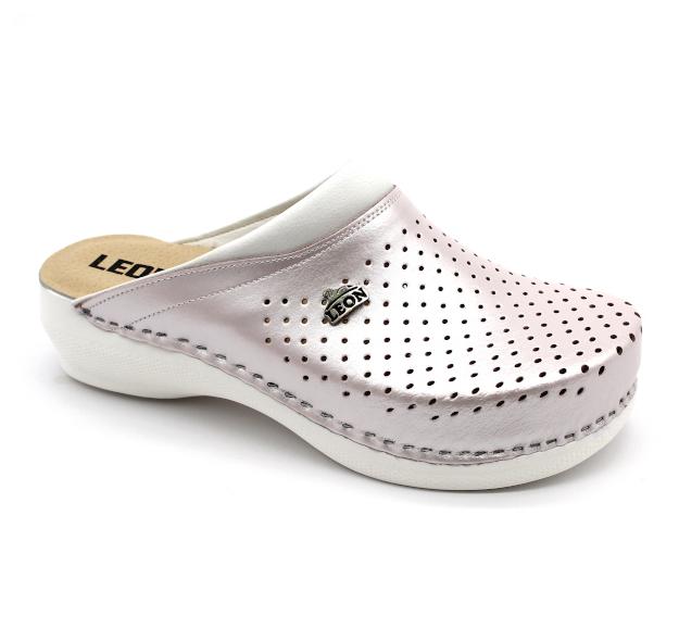 PU100 Leon Comfort Saboti piele naturala - dama