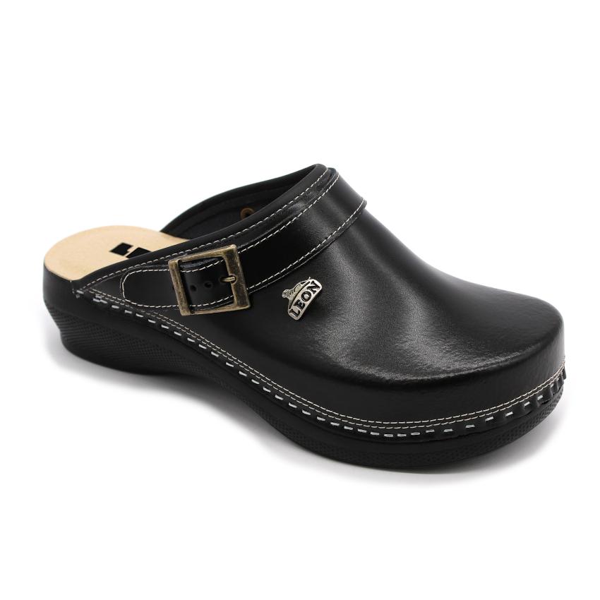 PU101 Leon Comfort Saboti piele naturala - dama