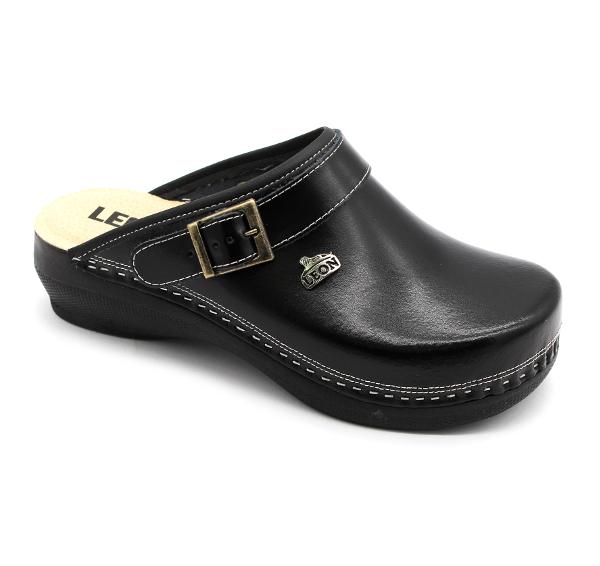 PU101 Leon Comfort Saboti piele naturala - dama