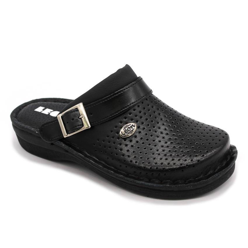 V202 Leon Comfort Saboti piele naturala - dama