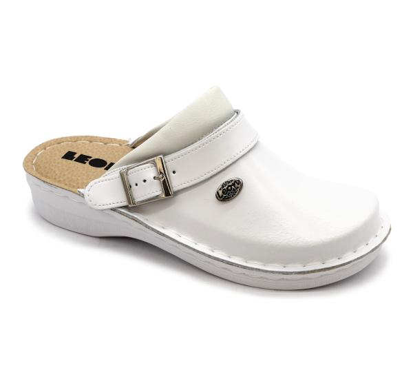 V202 Leon Comfort Saboti piele naturala - dama