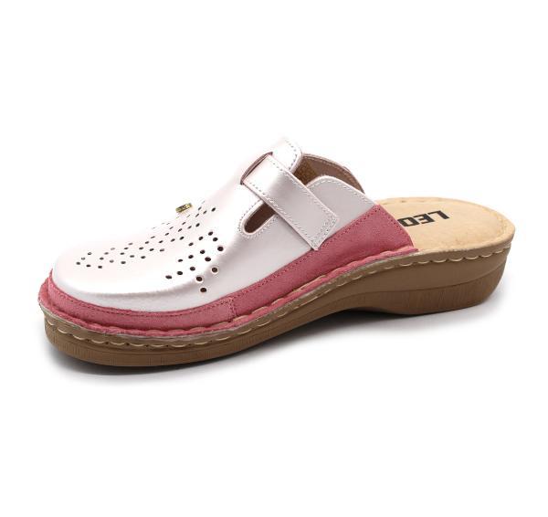 V261 Leon Comfort Saboti piele naturala - dama