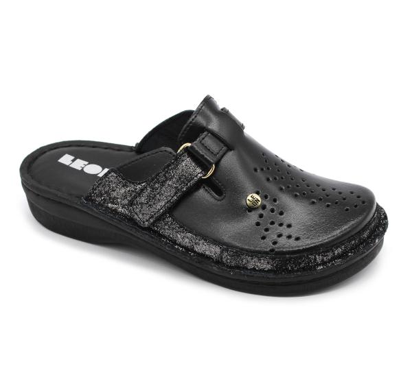V261 Leon Comfort Saboti piele naturala - dama