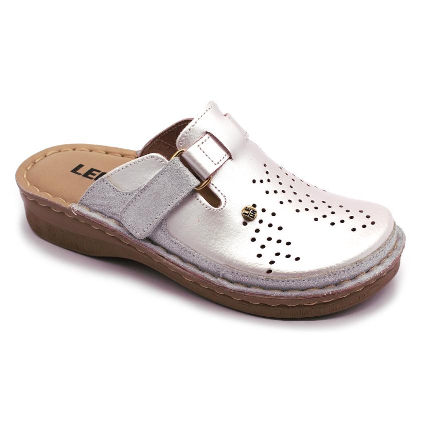 V261 Leon Comfort Saboti piele naturala - dama