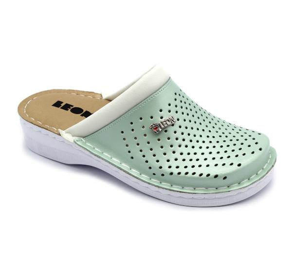 V262 Leon Comfort Saboti piele naturala - dama
