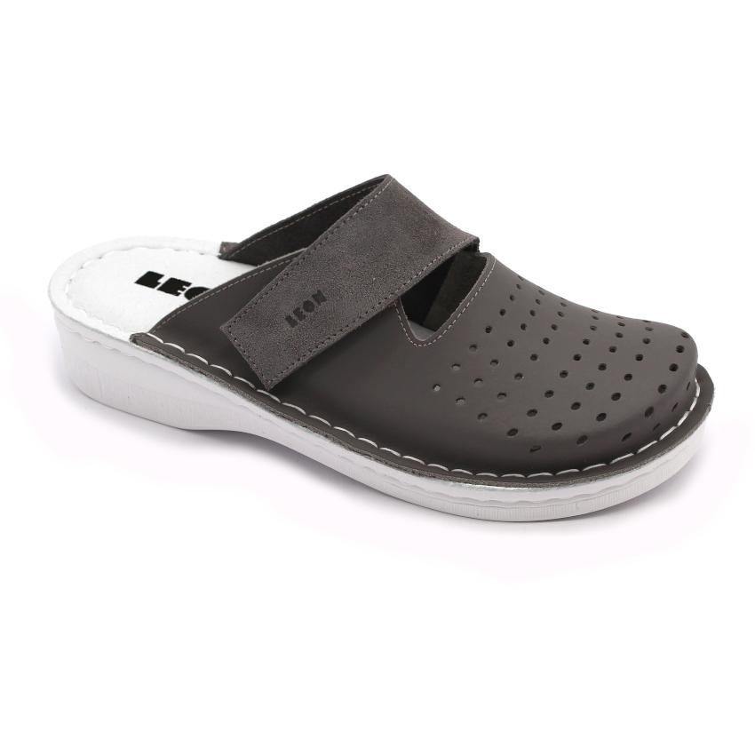 V265 Leon Comfort Saboti piele naturala - dama